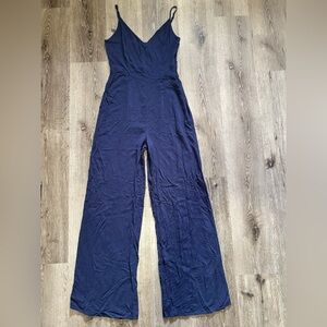 Navy Blue Forever21 Woman’s Spaghetti Strap Jumpsuit NWT